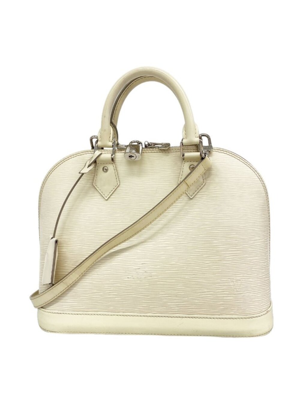 Louis Vuitton Handbag Epi Alma PM Ivoire 2-Way Bag